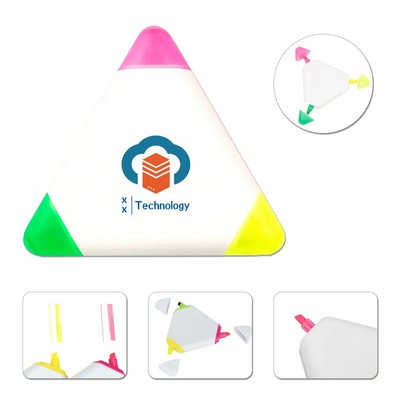 Tri-Highlighter W/ Custom Logo