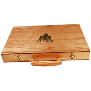 Backgammon Game with Engraved Box