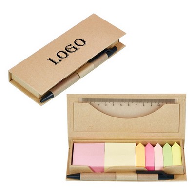 Sticky Note Set With Ruler