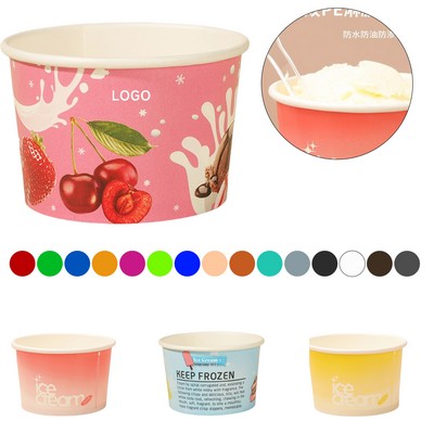 5oz Colorful Ice Cream Paper Cup