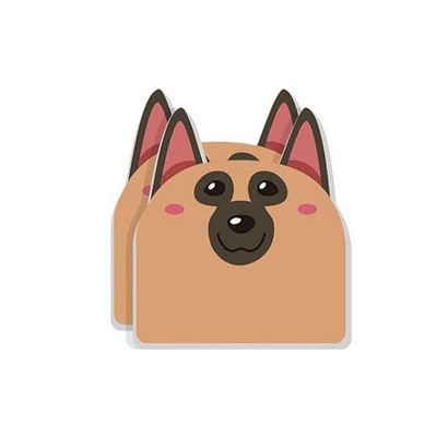 30 Sheets Custom Paper Cute Dog Sticky Notes Page Flag