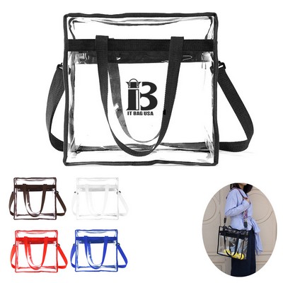 Stadium Approved Clear Tote Bag With Zipper