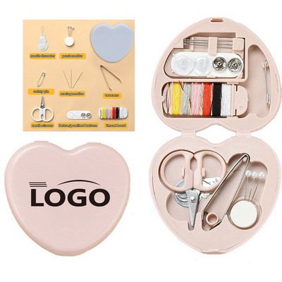 Heart-Shaped Sewing Kit