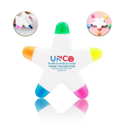 Starfish Shape Highlighter Marker