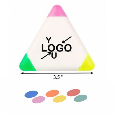 Tri-Color Triangle Highlighters
