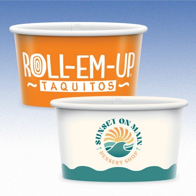 8 oz-Plastic-Free, Compostable, Recyclable Paper Cups