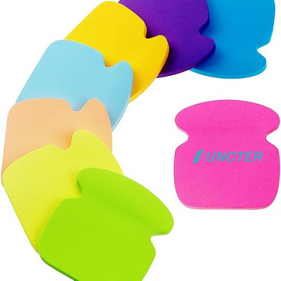 50 Sheets 2.75" Adhesive Bottle Shape Sticky Notes Notepaper