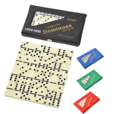 28pcs Dominoes Set with Storage Case