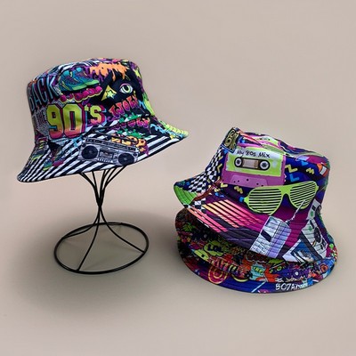 Full Color Premium Cotton Twill Bucket Hat