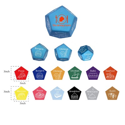 12 Sided Dice Foam (Food)