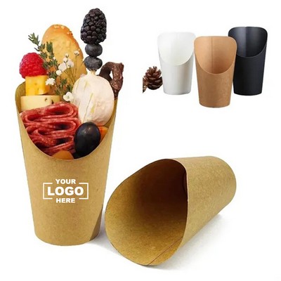 Various Disposable Paper French Fry Cups