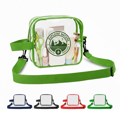 Clear PVC Crossbody Sports Pack