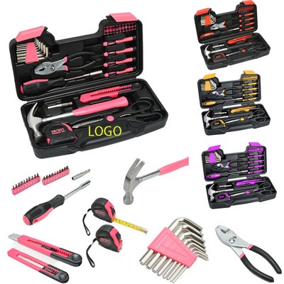 39-Piece Home Tool Kit and Repair Set