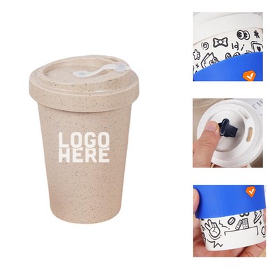 Eco Reusable Bamboo Fiber Coffee Cup