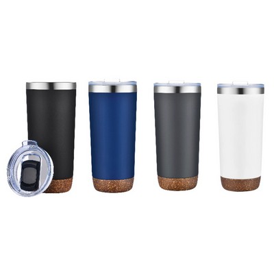 22 Oz. Mannitok® Tumbler with Cork Bottom
