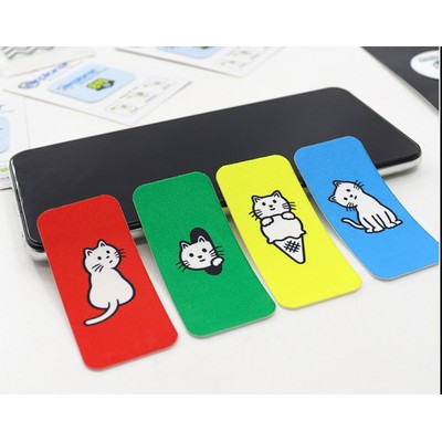 Silicone screen cleaner sticker