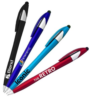 Metallic Matte Stylus Ballpoint Pens
