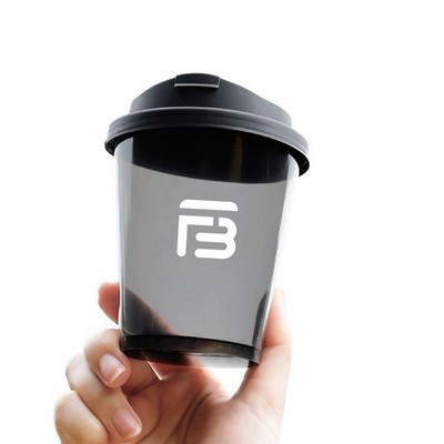 Disposable Clear Frosted Plastic PP Coffee Cup