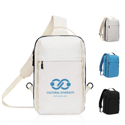 Functional Crossbody Sling Backpack