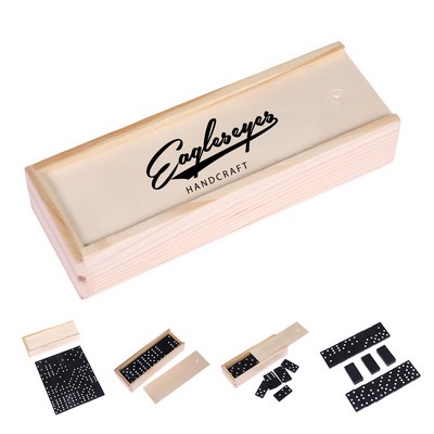 Wooden Dominoes Set