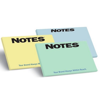 50-Sheet Stik-Withit® Adhesive Notepad w/ Pastel Paper (5"x3")