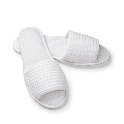 Men's Open Toe Waffle Slippers (Overseas - Embroidered)
