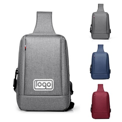 Oxford Crossbody Sling Chest Bag