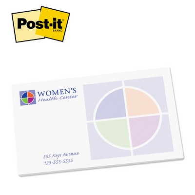 Custom Printed Post-it® Notes (3"x5") 25 Sheets