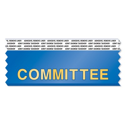 Horizontal Format Foil Stamped Ribbon w/2 Sided Tape (1 5/8"x 4")