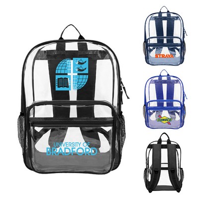 VisionCarry™ 18'' Heavy Duty Clear PVC Backpack