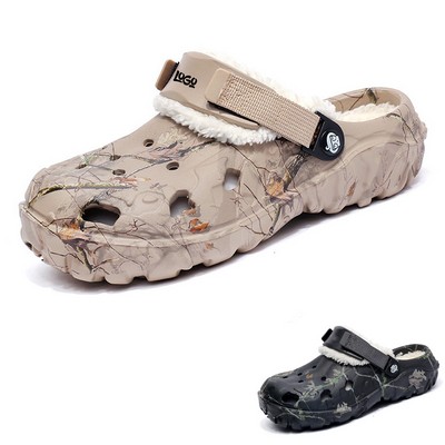 Men's Winter EVA Cotton Slippers w/ Thick Non Slip Sole