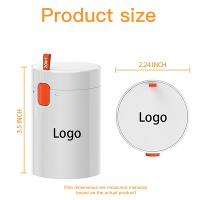 20-in-1 Multifunctional Electronic Device Screen Cleaning Tool/Laptop Keyboard Cleaner Kit