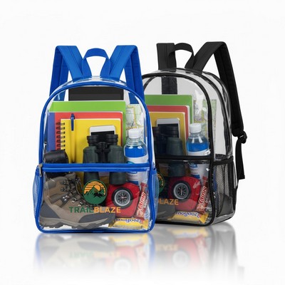 Smell-Less 0.3mm PVC Clear School Backpack