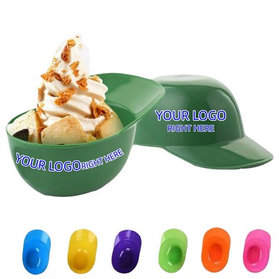 Custom Helmet Mini Baseball Ice Cream Bowls
