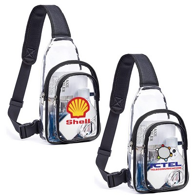 Clear Stadium Crossbody Sling Bag