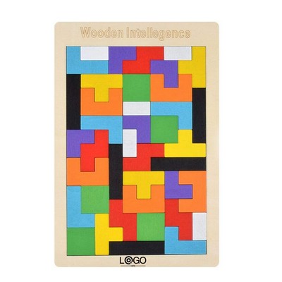 3D Wooden Tangram Jigsaw Puzzle