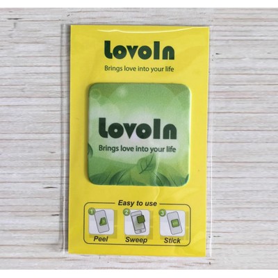 Custom Microfiber Screen Cleaner Sticker