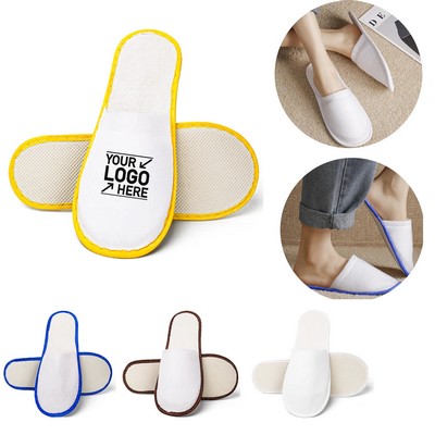 Custom Non-Woven Disposable Spa Slippers For Hotels