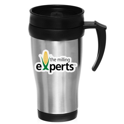 14 oz. Double Wall Stainless Steel Travel Mugs