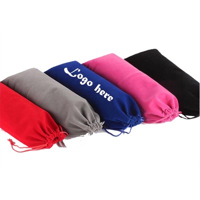 Microfiber Glasses Pouch Soft Sunglasses Drawstrings Sleeve