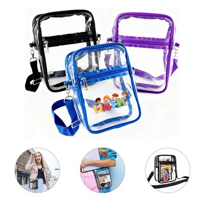 PVC Transparent Shoulder Crossbody Bag