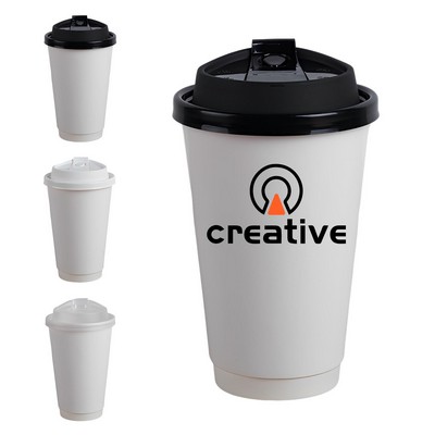 16oz White Paper Cup