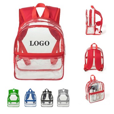 Stadium-Ready Clear PVC Backpack
