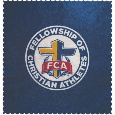 Luxurious 6 x 6 Microfiber Cleaning Cloth - Two Sided Imprint