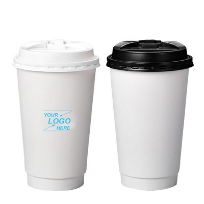 8 Oz. Disposable Coffee Cup w/Lid