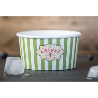 8 Oz. Ice Cream Cup w/ Full Color, Full Coverage Ad