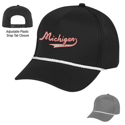 Caddie Cotton Twill Rope Cap