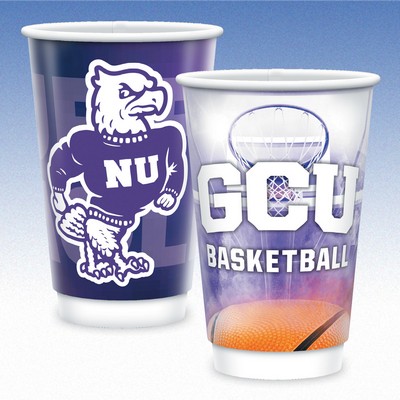 16 oz-Plastic-Free, Compostable, Recyclable Double Wall Paper Coffee Cups