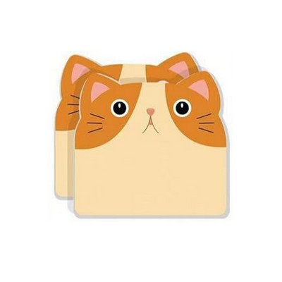 Custom 30 Sheets Adhesive Cute Cat Post Notes Memo Pad