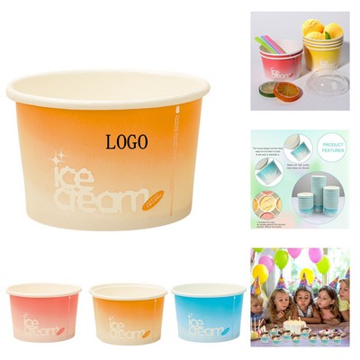 5oz Colorful Ice Cream Paper Cup